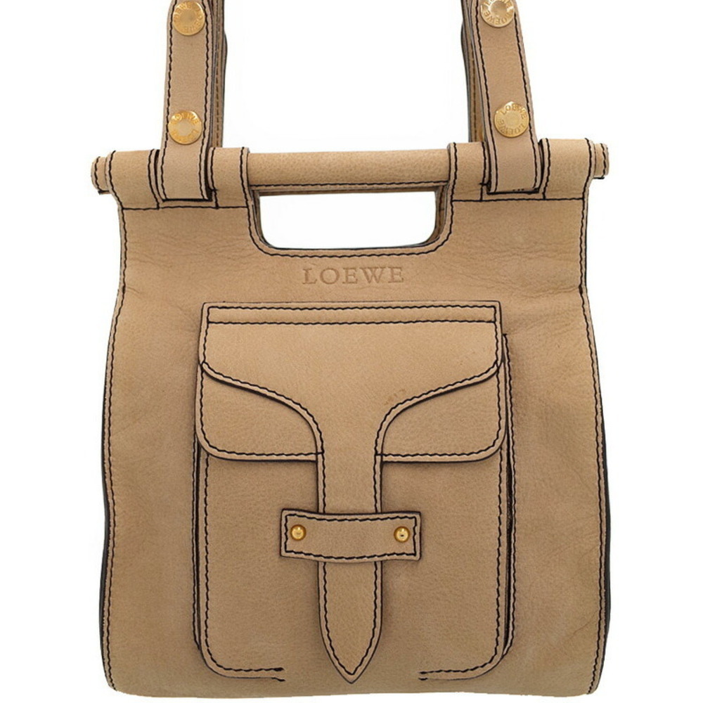 Loewe Senda Leather shoulder bag